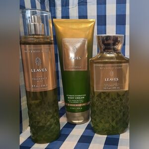 Bath & Body Works "Leaves" Bundle...3 PIECES